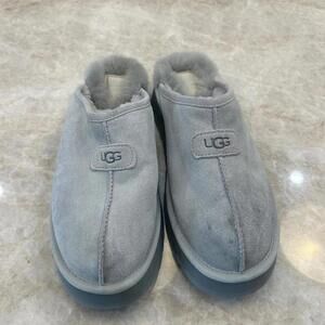 UGG gray platform slippers
